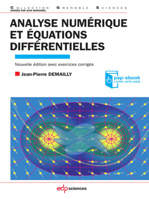 cover image of Analyse numérique et équations différentielles